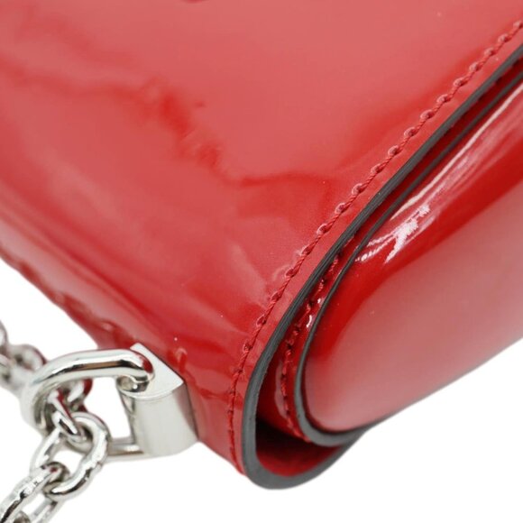 Louis Vuitton  Twist PM Infrarouge Vernis Chain Shoulder Bag Red - Picture 7 of 14